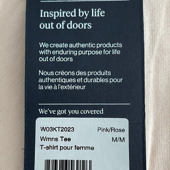 Tilley SS Casual Boyfriend Cut 100% Organic Cotton Tee Shirt Pink/Rose Sz M NIB - Picture 7 of 8